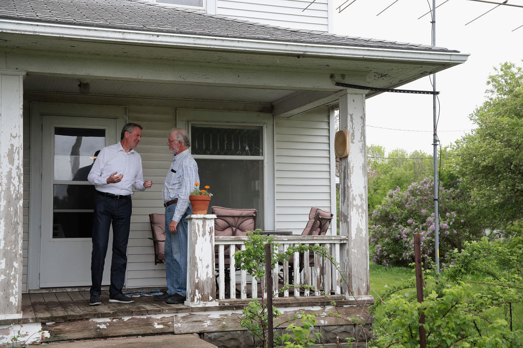 New York City Mayor Bill De Blasio Makes First Campaign Trip To Iowa Since Announcing Candidacy