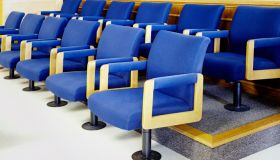 Blue Jury Seats
