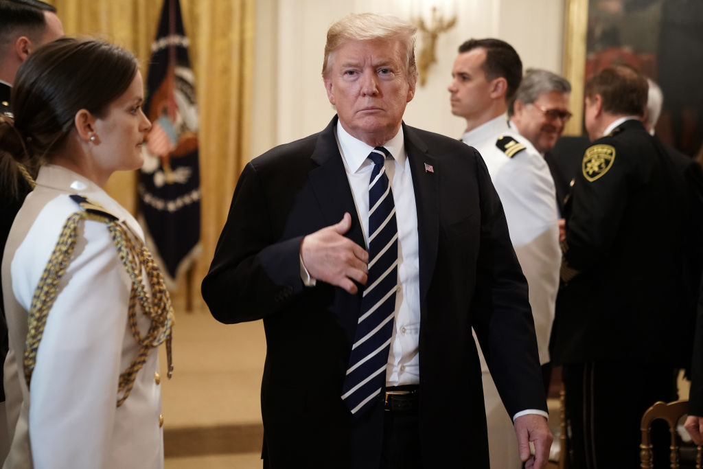 President Donald Trump Presents Public Safety Officer Medal Of Valor