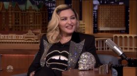 Madonna during an appearance on NBC's 'The Tonight Show Starring Jimmy Fallon.'