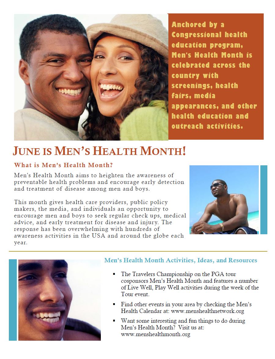 CDPH Mens Health Month