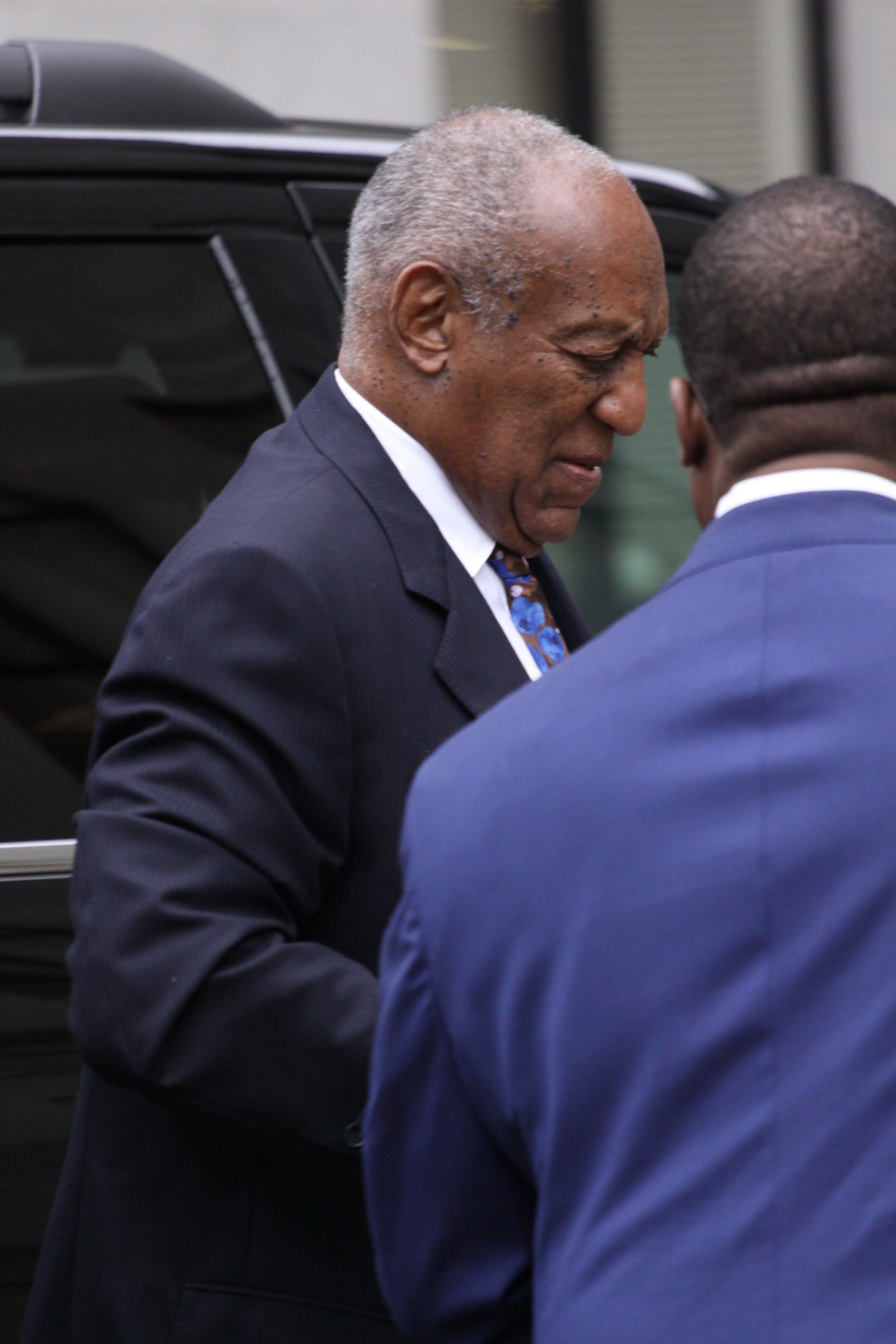 Bill Cosby arrives at the Montgomery County Court for sentencing in Rockville