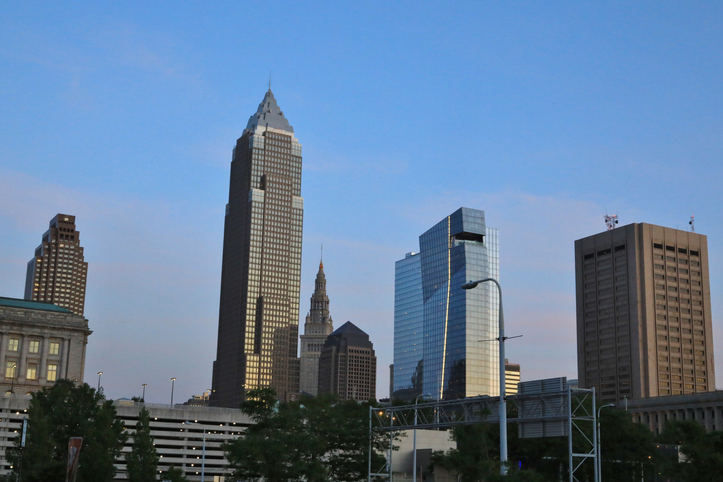 Cleveland City Skyline