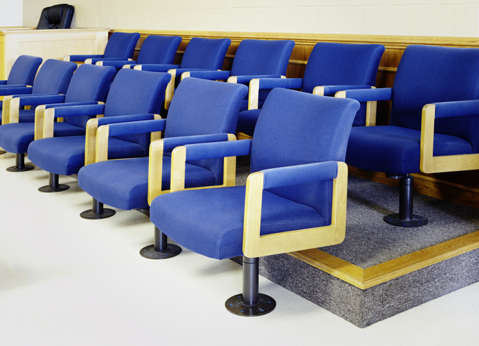 Blue Jury Seats