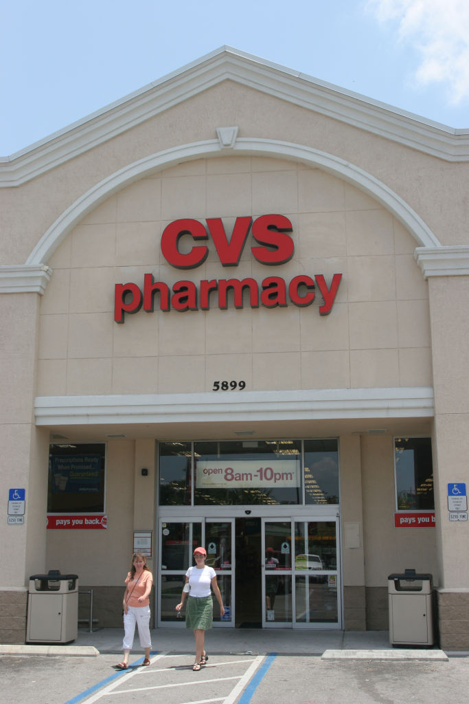 The entrance to CVS Pharmacy at Orange Blossom Trail.