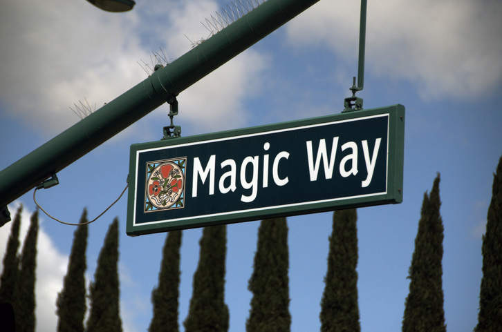 Magic Way street sign