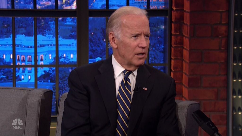 Joe Biden and Dr. Jill Biden during an appearance on ABC's 'Jimmy Kimmel Live!'