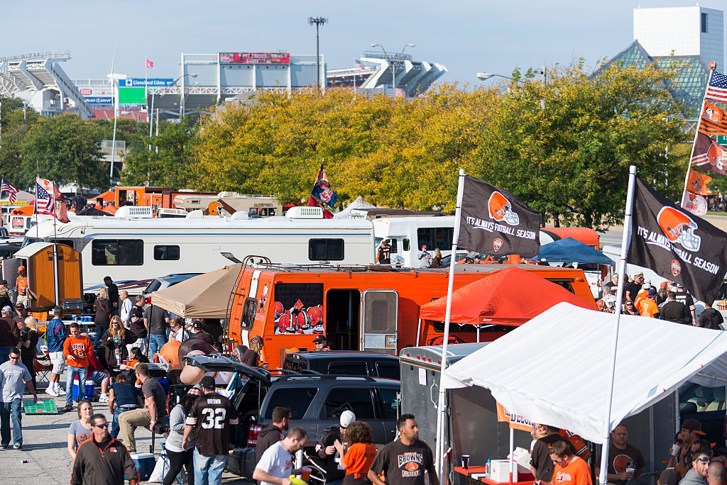 Cleveland Browns Fans Tailgating