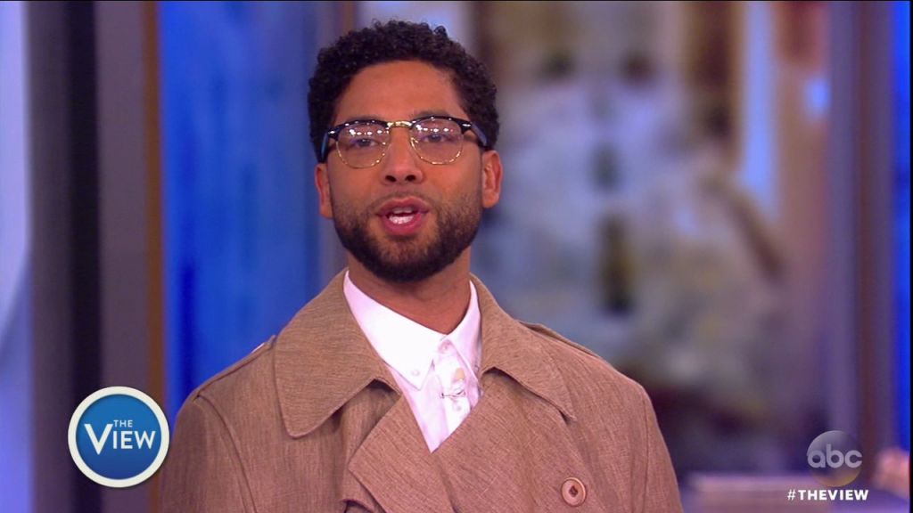 Jussie Smollett during an appearance on ABC's 'The View.'