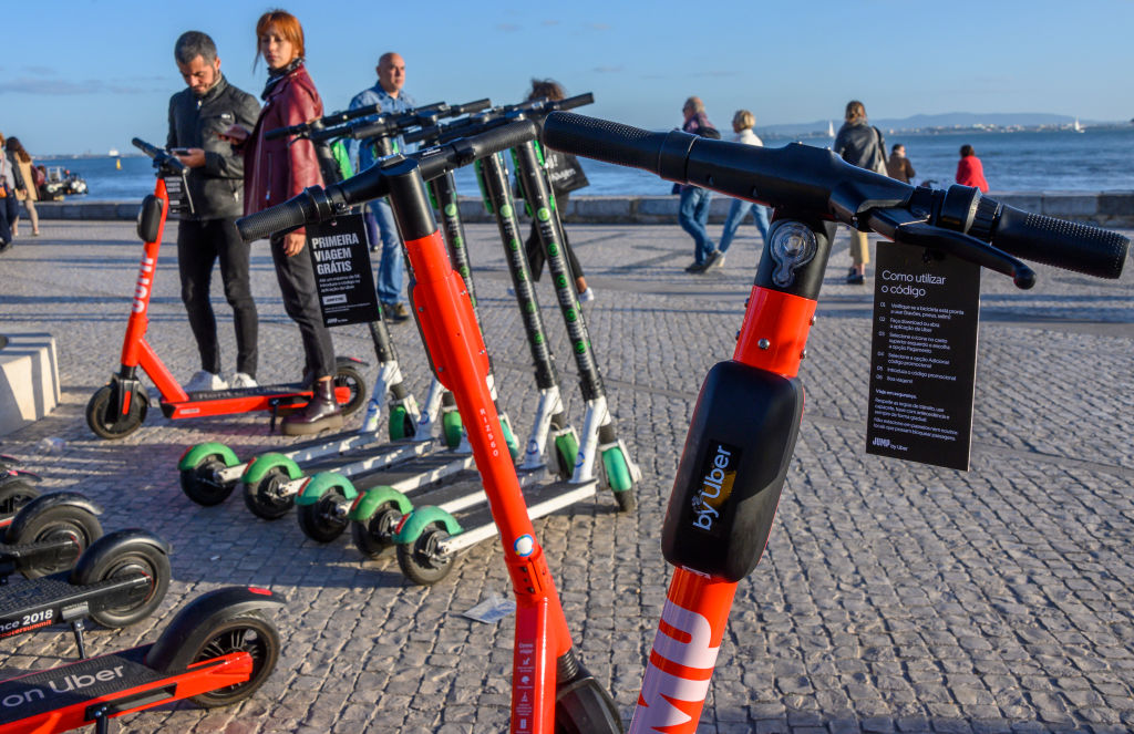 Jump-Uber E-Scooters Arrive In Lisbon