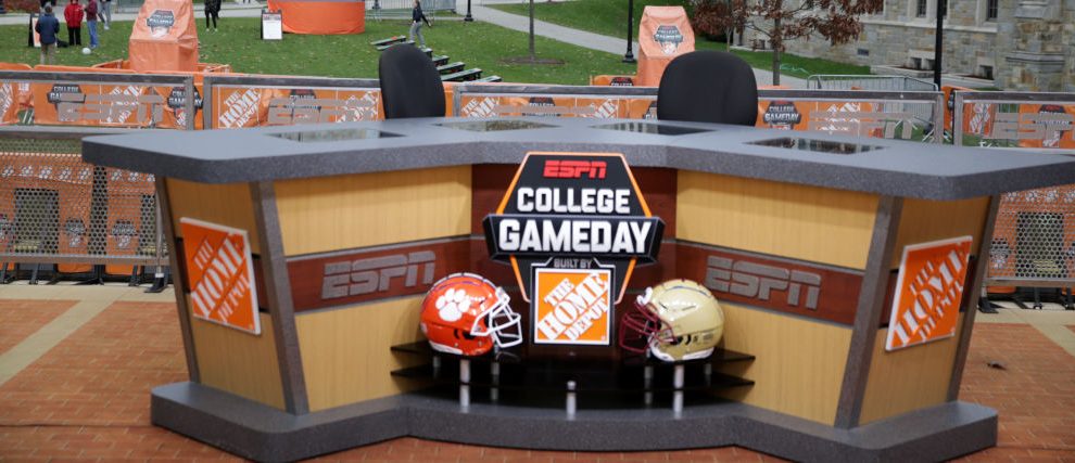 ESPN's "College GameDay" Films At Boston College