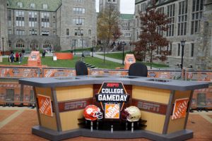 ESPN's "College GameDay" Films At Boston College