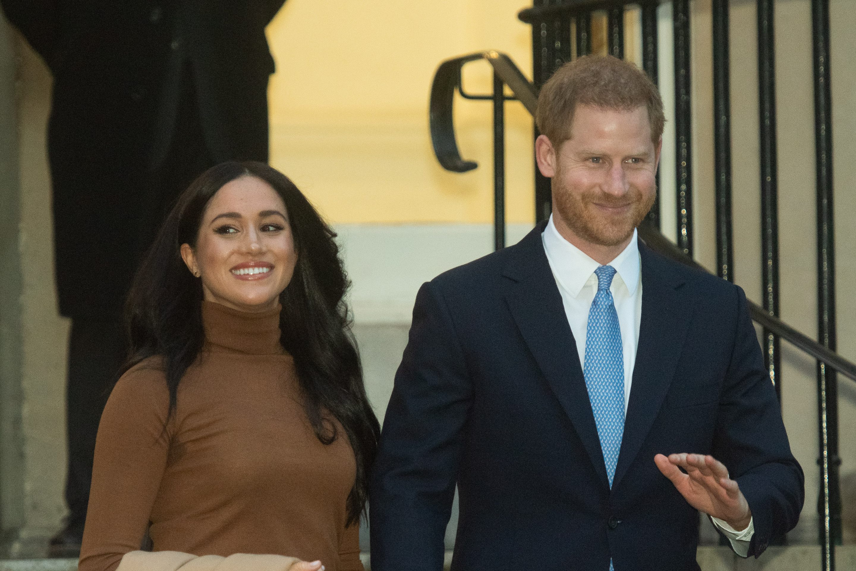 HRH Sussexes Visit - Tuesday 7 January - Canada House, London