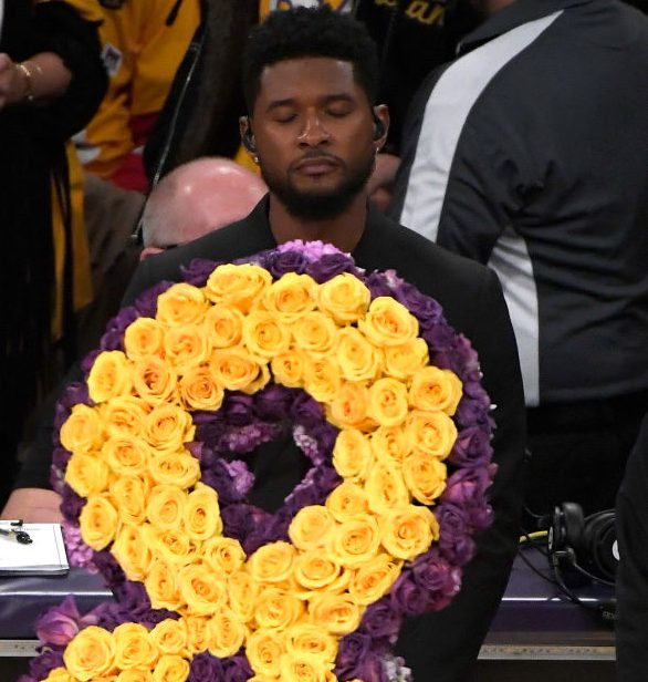 Celebrities At The Los Angeles Lakers Game