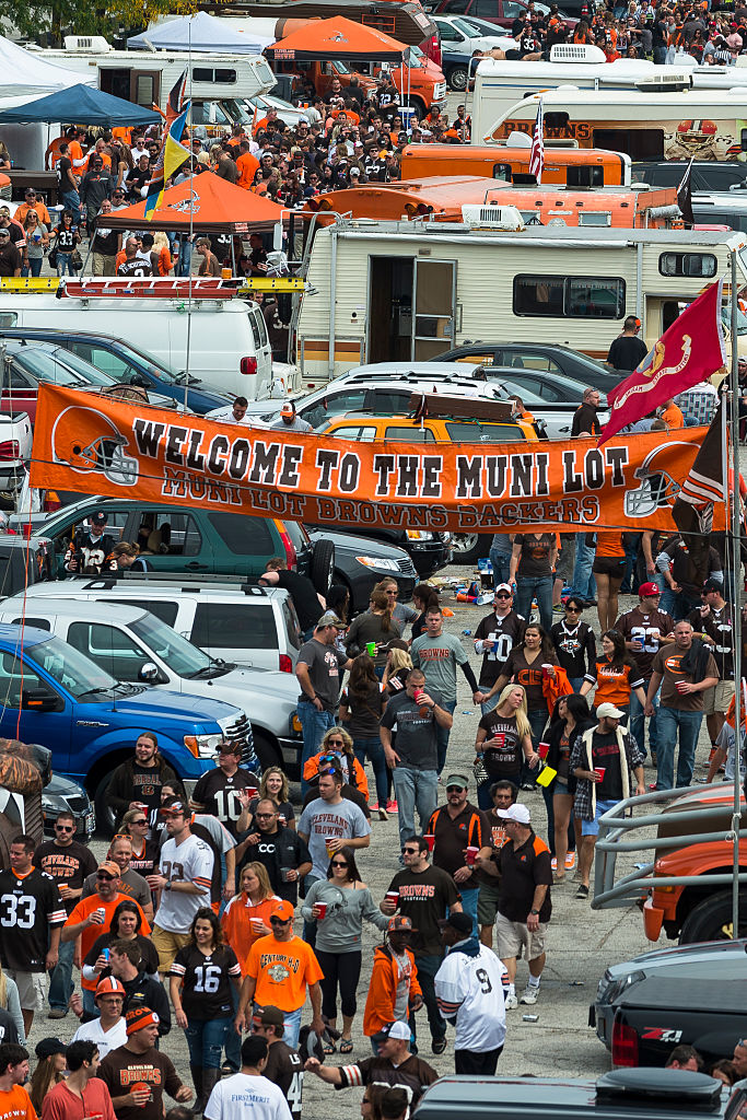 Cleveland Browns Fans Tailgating