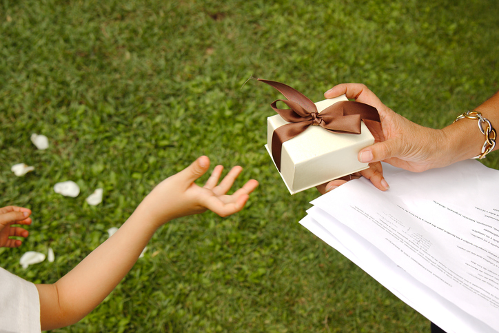 the gift of wedding rings