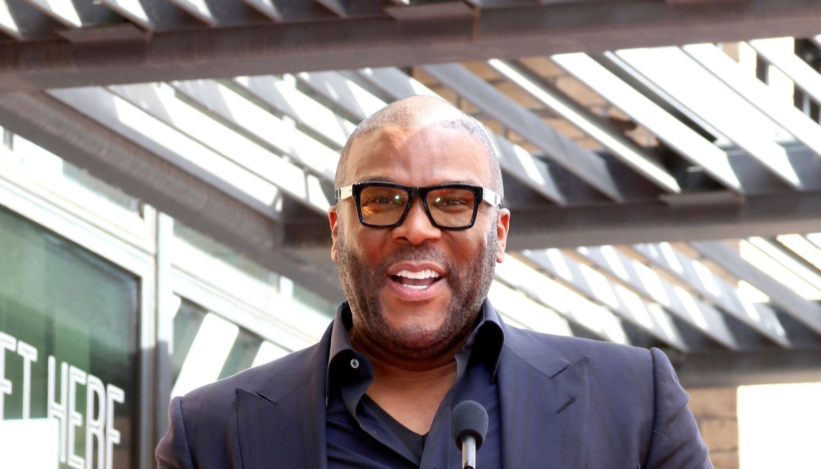 Tyler Perry at the induction ceremony fo...