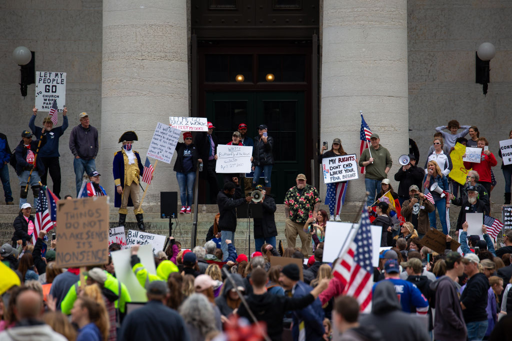 Protest outside the Ohio statehouse