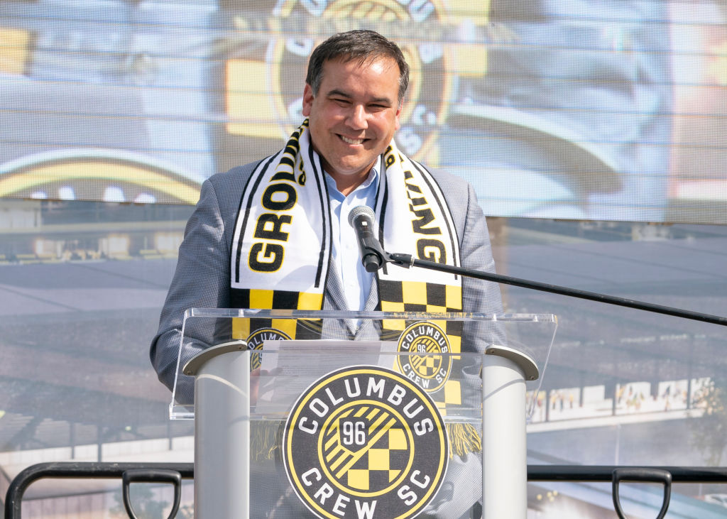 SOCCER: OCT 10 MLS - Columbus Crew SC New Downtown Stadium Groundbreaking Ceremony