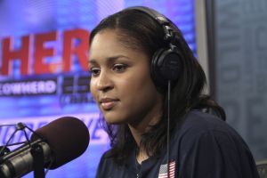 Maya Moore Visiting ESPN