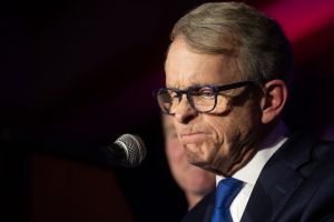 Ohio GOP Gubernatorial Candidate Mike DeWine Attends Election Night In Columbus