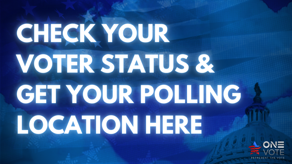 Check voter registration status and polling location