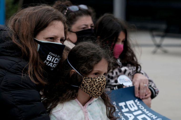 Vice Presidential Nominee Kamala Harris Campaigns In Cleveland