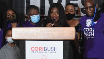 Candidate For Missouri's 1st District Cori Bush Holds Election Night Party