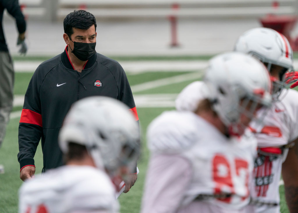 COLLEGE FOOTBALL: OCT 03 Ohio State Practice