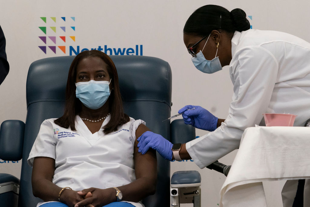 New York's Northwell Health Hospital Administers Covid Vaccines
