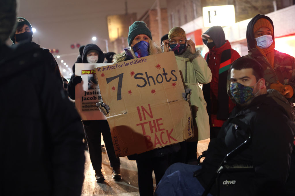 Activists March In Kenosha, Wisconsin As City Readies For Announcement Of Charges For Jacob Blake Shooting