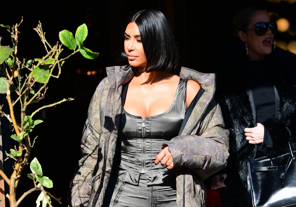Kim Kardashian Steps out