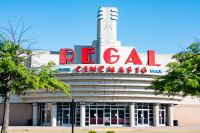 Front entrance to Regal Cinemas 16