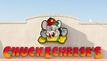 Chuck E Cheese entrance. Chuck E. Cheese's is a chain of...