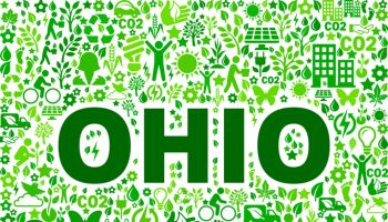 Ohio Environmental Conservation Vector Icon Pattern