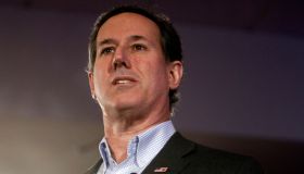 (Nashua, NH 012316 ) Republican presidential candidate former U.S. Senator Rick Santorum speaks during First-in -the Nation Presidential Town Hall at Radisson Hotel Nashua, New Hampshire January 23, 2016. Staff Photo by Chitose Suzuki