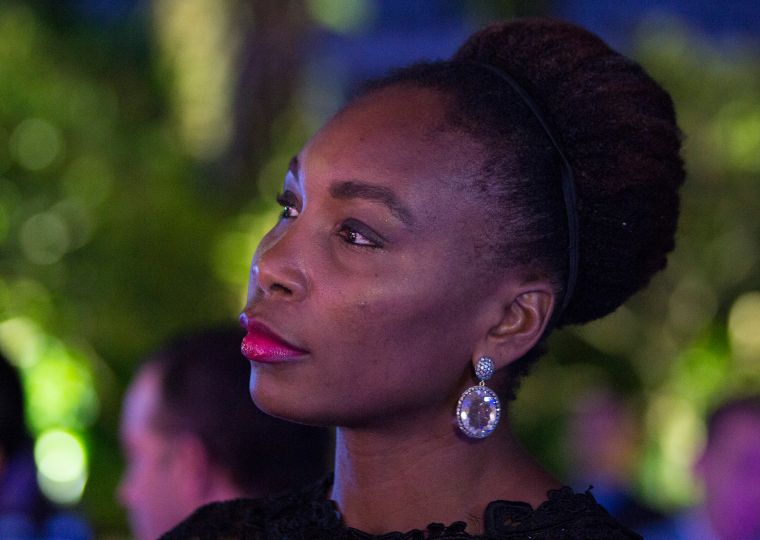 Venus Williams attends the athlete party in 2015