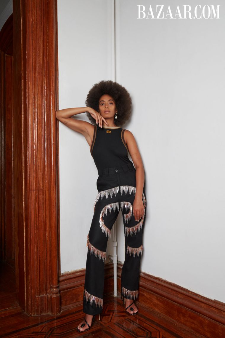 Solange Knowles covers Harper's Bazaar digital issue