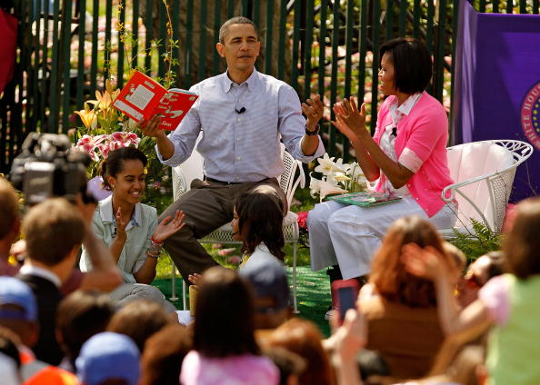 President And Mrs. Obama Host Easter Egg Roll On White House Lawn