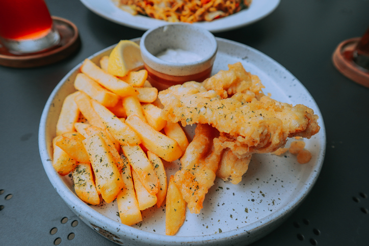 Baked Fish and Potatoes