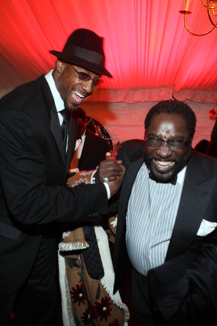 NBA legend Alonzo Mourning and Eddie