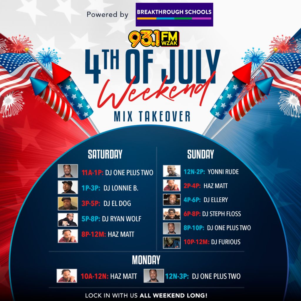 4th of July Mix Weekend WZAK