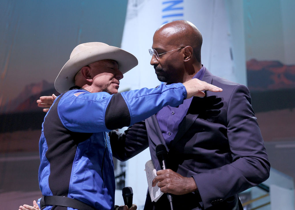Jeff Bezos' Blue Origin New Shepard Space Vehicle Flies The Billionaire And Other Passengers To Space