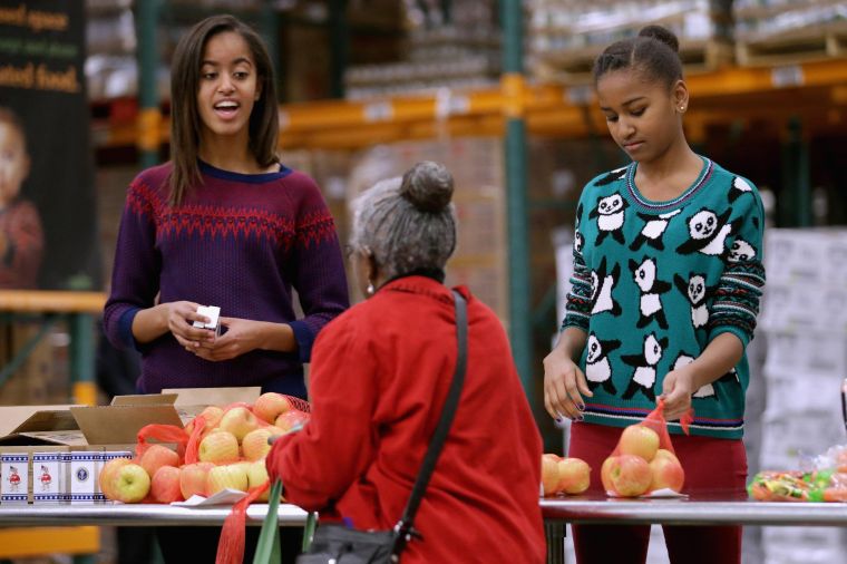 The Sisters Help Out During A 2013 Service Event In DC