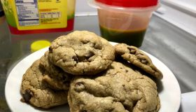 Chocolate chip cookies made with canna butter