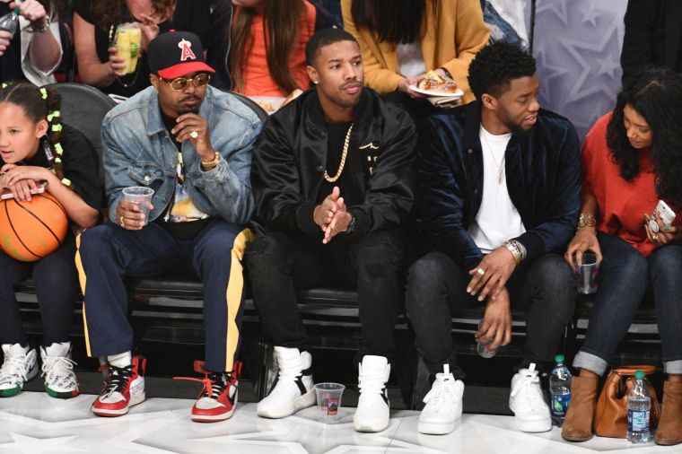 Celebrities At The 67th NBA All-Star Game: Team LeBron Vs. Team Stephen