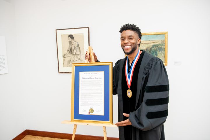 Chadwick Boseman at Howard University