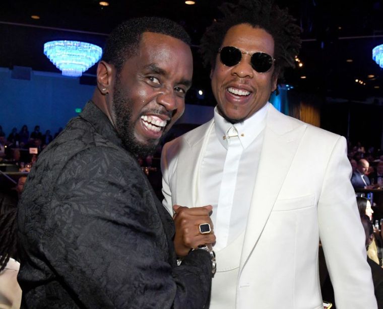 Sean 'Diddy' Combs and Jay-Z at 2020 Grammy Gala