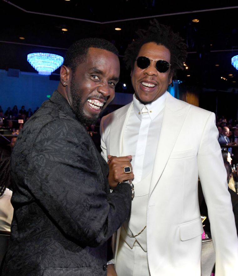 Sean 'Diddy' Combs and Jay-Z at 2020 Grammy Gala