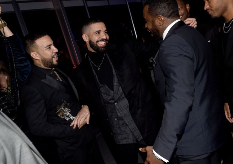 French Montana, Drake and P Diddy attend the 2018 Vanity Fair Oscar Party